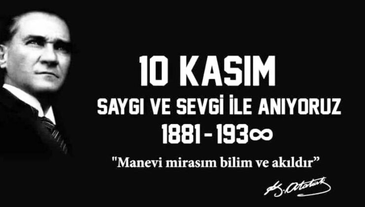 Büyük Önder Atatürk İstanbul’da anıldı