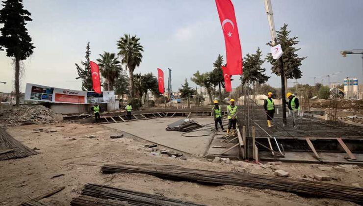 Hatay’da “81 İl 81 Kızılay Anaokulu Projesi” kapsamında anaokulu temeli atıldı