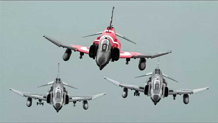 F-4E Phantom II Uçaklarının Envantere Girişinin 50. Yıl Etkinliği Eskişehir’de Gerçekleştirildi