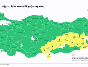 Yurdun Doğusunda Kuvvetli Yağış Uyarısı