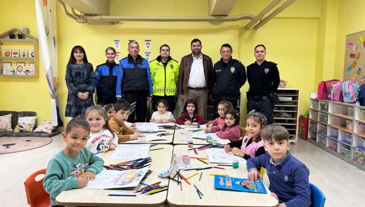 Belen’de öğrencilere trafik eğitimi verildi