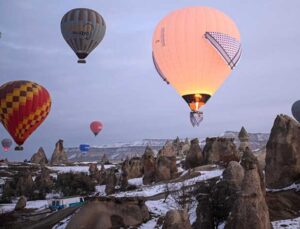 Kapadokya’da “Barış Balonu” Gazze halkına destek için uçtu