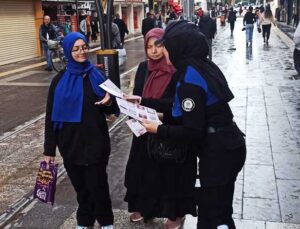 Hatay’da polis ekipleri Kadın Destek Uygulaması’nı anlattı