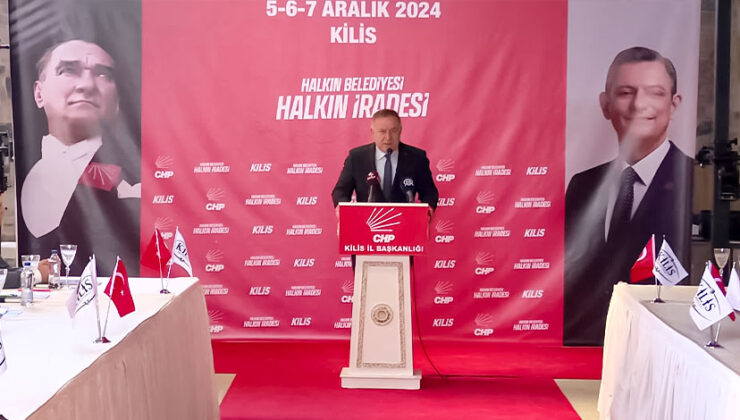 CHP Genel Başkan Yardımcısı Gökan Zeybek Kilis’te İl Belediye Başkanları Toplantısı’nda Konuştu