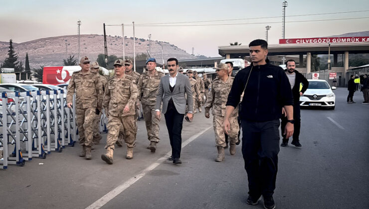 Jandarma Genel Komutanı Orgeneral Çardakcı, Cilvegözü Sınır Kapısı’nda İncelemelerde Bulundu