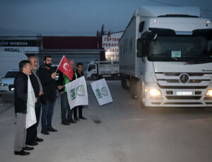 Kahramanmaraş’tan Suriye’ye 1 tır su gönderildi