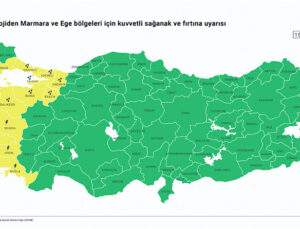 Meteorolojiden Marmara ve Ege bölgeleri için kuvvetli sağanak ve fırtına uyarısı