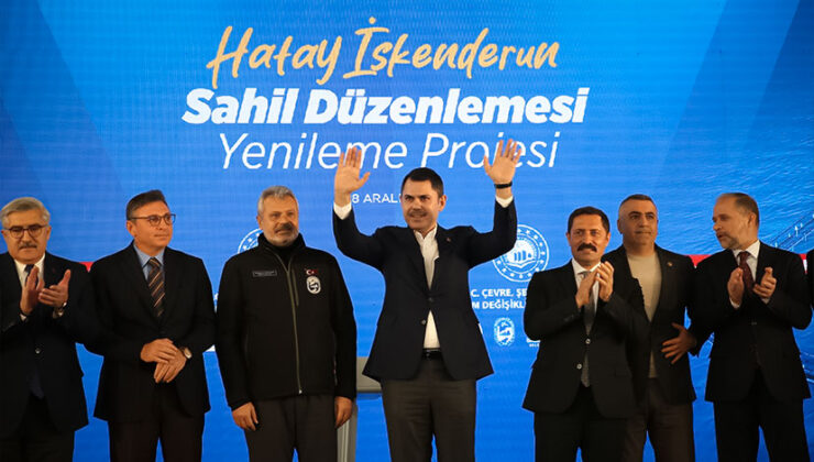 Bakan Kurum, İskenderun Sahil Projesi’nin İlk Adımını Attı: “Türkiye’nin Sahillerinde En Büyük Düzenleme Projesi”