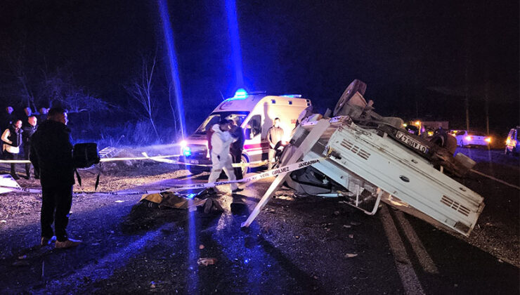 Adana’da Kamyonet Takla Attı: 1 Ölü, 2 Yaralı
