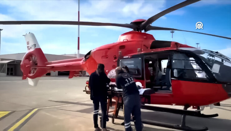 Şırnak’ta Ambulans Helikopter 5 Aylık Bebek İçin Havalandı