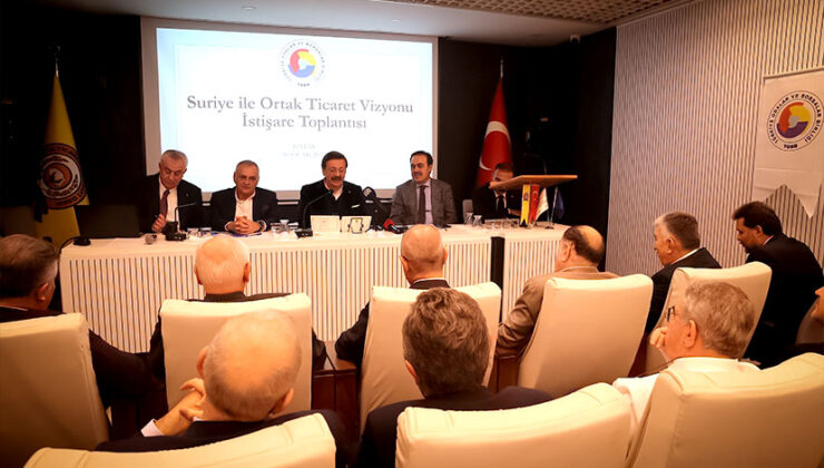 Hatay’da “Suriye ile Ortak Ticaret Vizyonu İstişare Toplantısı” Düzenlendi