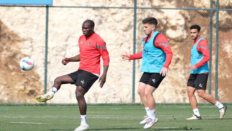 Hatayspor, Alanyaspor maçının hazırlıklarını sürdürdü