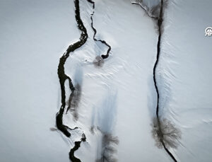 Bayburt’un Karlı Menderesleri Büyüleyici Manzaralar Sunuyor