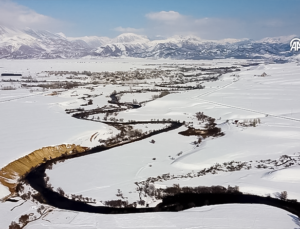 Munzur Vadisi ve Ovacık Ovaları Karla Kaplandı, Muhteşem Görüntüler Ortaya Çıktı