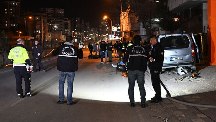 Adana’da hafif ticari aracın çarptığı elektrikli bisikletin sürücüsü öldü