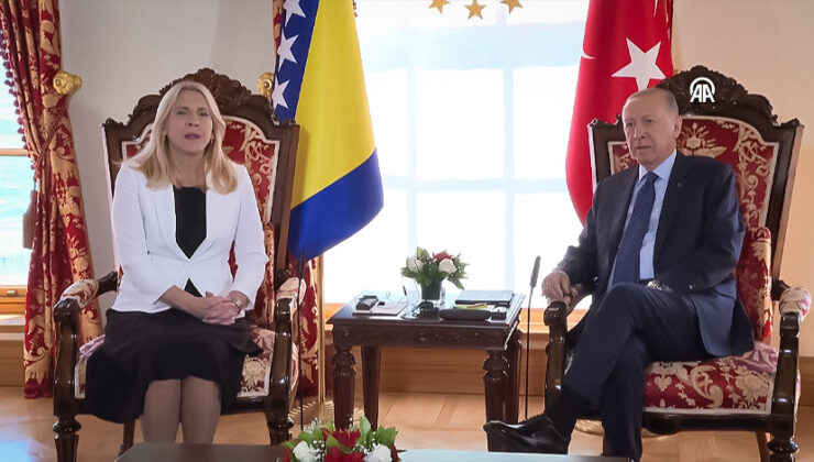 Cumhurbaşkanı Erdoğan, Bosna Hersek Devlet Başkanlığı Konseyi Başkanı Sviyanoviç ile Görüştü