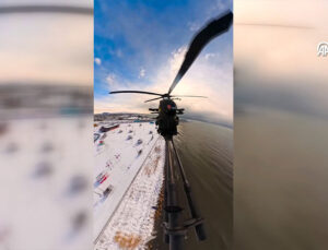 ATAK Helikopterinin Namlusuna Yerleştirilen Kamerayla Kaydedilen Görüntüler Paylaşıldı