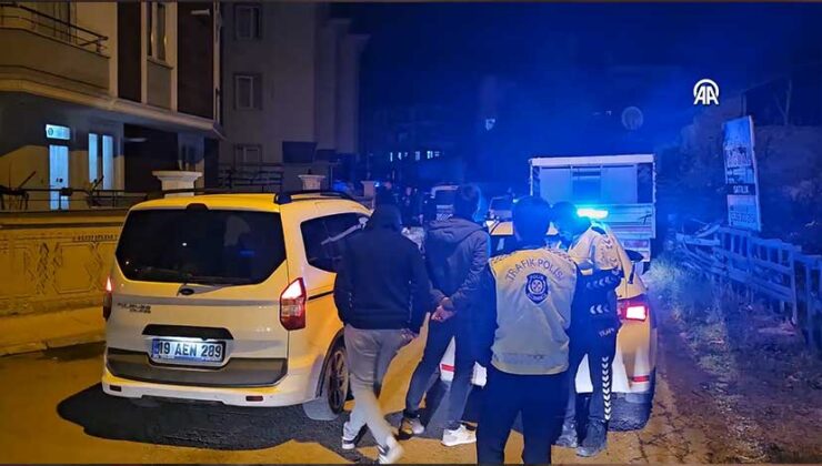 Çorum’da Ehliyetsiz Sürücü ve Babasına Polis Kovalamacası Sonrası 50 Bin TL Ceza