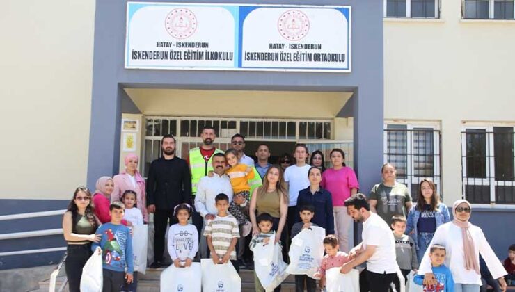 Hatay Büyükşehir Belediyesinden Özel Öğrencilere 23 Nisan Sürprizi