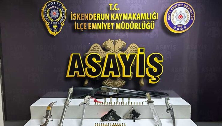 Hatay’da Asayiş Operasyonu: 3 Şüpheli Gözaltına Alındı