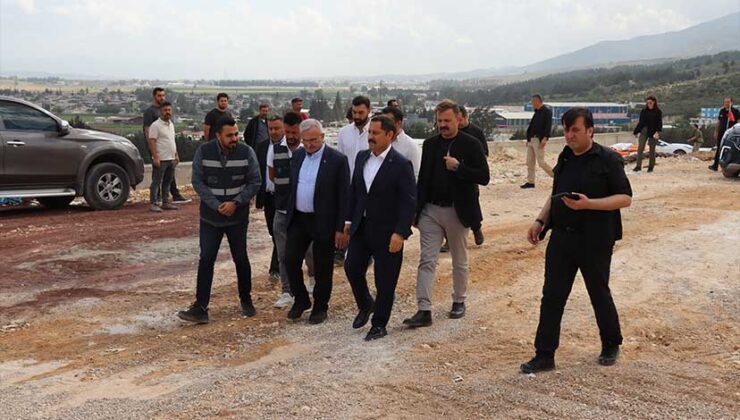 İçişleri Bakan Yardımcısı Münir Karaloğlu Hatay’da Deprem Konutlarını İnceledi