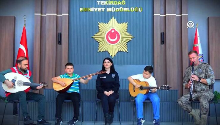 Tekirdağ Emniyet Müdürlüğü’nden 23 Nisan’a Özel Klip: Küçük Kalplerden Büyük Mesaj