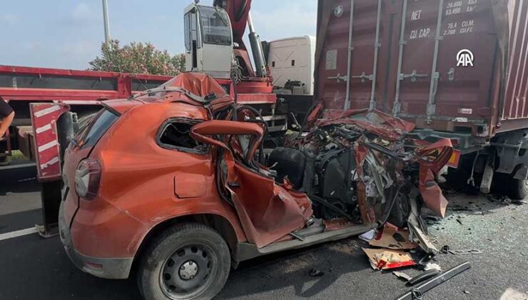 Osmaniye’de tıra çarpan cipteki sürücü hayatını kaybetti