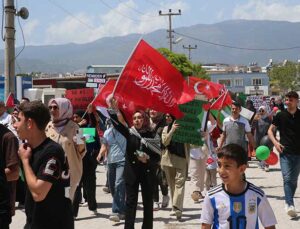 Hatay’da Filistin’e Destek Yürüyüşü Düzenlendi
