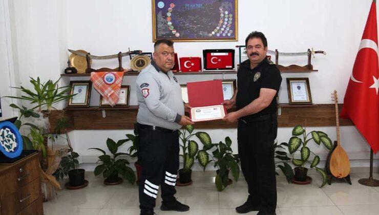 Hatay’da Zabıta Ekiplerine Üstün Hizmet Başarı Ödülü Verildi