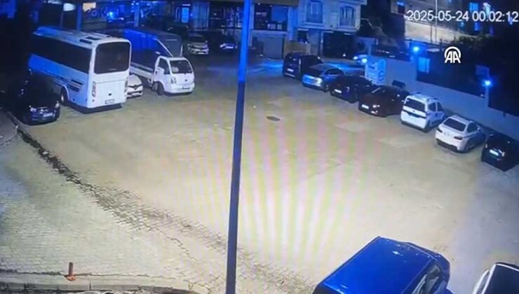 Kağıthane’de Otomatik Silahlı Saldırı Güvenlik Kamerasında: Saldırganlar Kaçtı