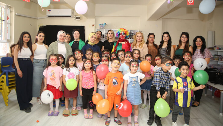 Antakya’da Ana Sınıfı Öğrencilerine Renkli Yüz Boyama Etkinliği