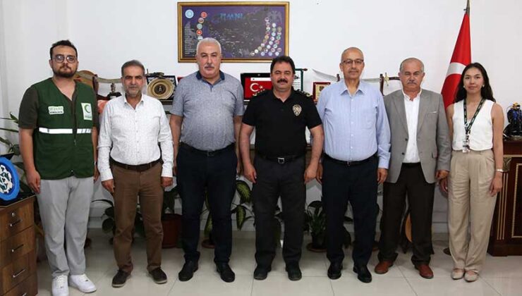 Yeşilay Hatay Şubesi’nden İl Emniyet Müdürü Gökce’ye Ziyaret