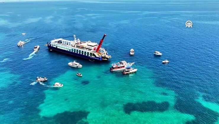 Saros Körfezi’ndeki Su Altı Tarih Müzesi’ne Tank Batırıldı, Dalış Turizmi Geliştirilecek