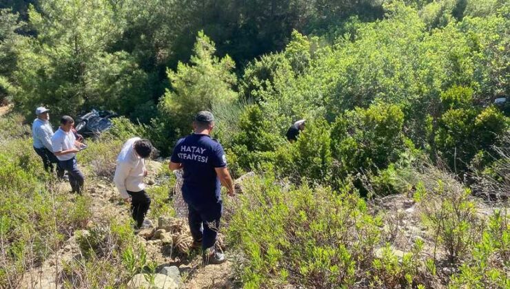 Antakya’da Uçuruma Devrilen Otomobilde 1 Kişi Hayatını Kaybetti