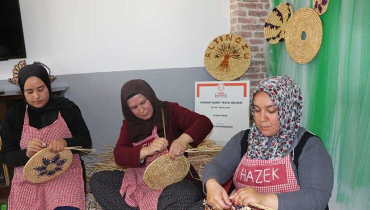 Hatay’da Buğday Saplarıyla Yapılan Tescilli Cimemi Sanatı Kurslarla Geleceğe Taşınıyor