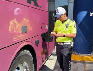 Hatay Otogarı’nda Kurban Bayramı Öncesi Trafik Denetimi Yapıldı