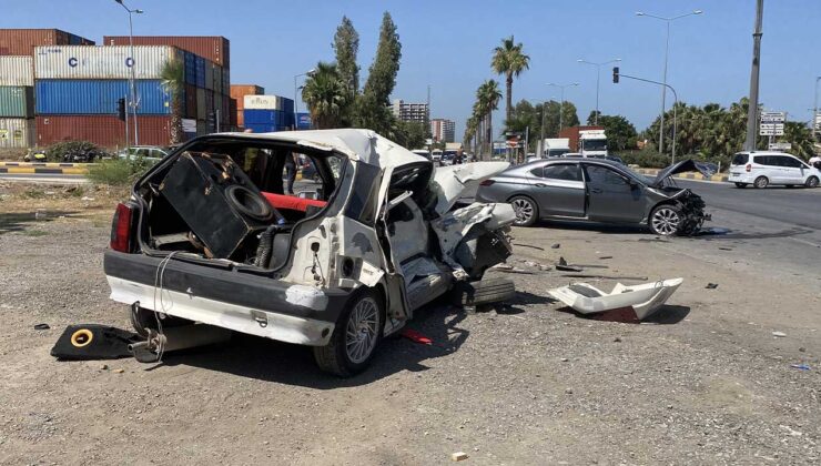 İskenderun’da Otomobil Kazası: 2 Kişi Yaralandı