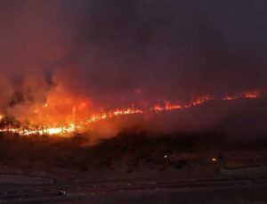 Orhaneli’de Yangın Yeniden Büyüdü: Şiddetli Rüzgar Müdahaleyi Zorlaştırıyor