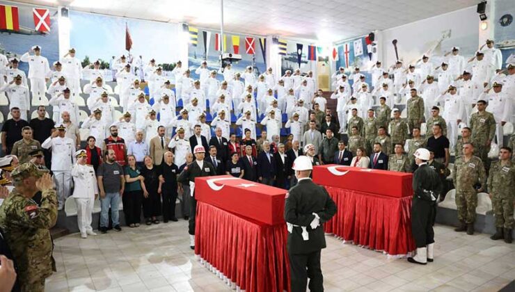 Hatay’da şehit erler Hayrullah Halit Karaman ve Semih Erdoğan için tören düzenlendi