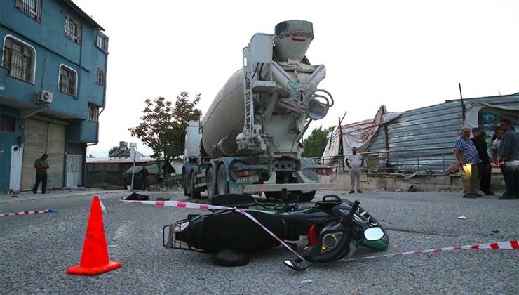 Antakya’da Feci Kaza: Beton Mikseriyle Çarpışan Motosiklette 1 Ölü