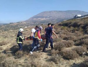 Belen’de Şarampole Devrilen Hafif Ticari Araçta Sürücü Yaralandı