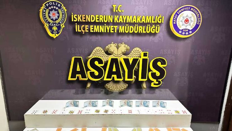 İskenderun’da Kumar Baskını: 4 Kişiye 36 Bin Lira Ceza