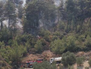 Hatay’daki Orman Yangını Havadan Görüntülendi: Müdahale Sürüyor