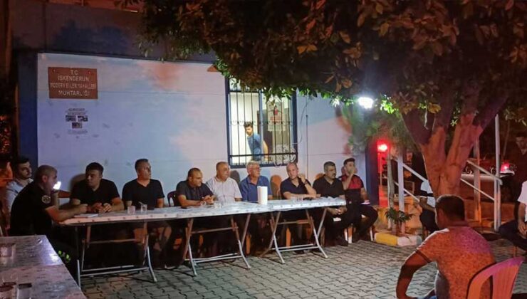 İskenderun Emniyet Müdürü Güneş’ten Mahalle Ziyareti: Talepler Dinlendi