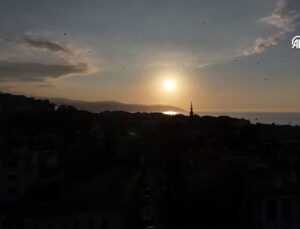 Trabzon’da Gün Batımı Büyüledi: Tarihi Noktalarda Kartpostallık Manzaralar