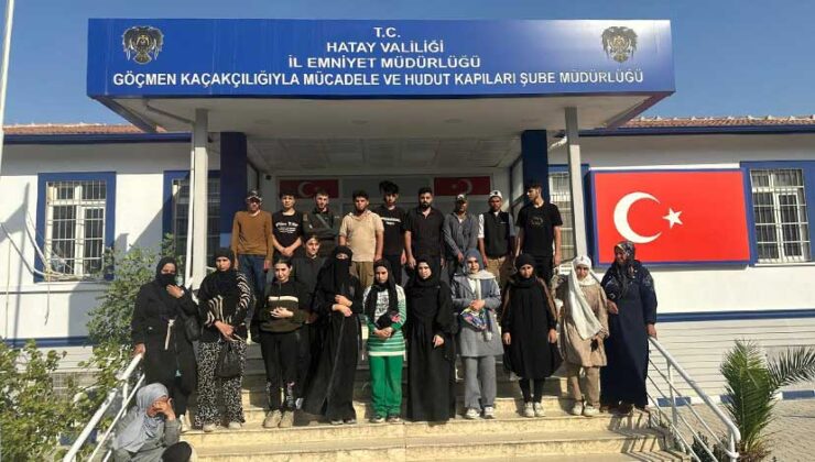 Antakya’da Deprem Hasarlı Eve Bırakılan 24 Düzensiz Göçmen Yakalandı