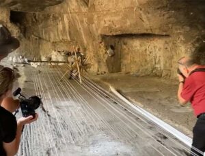 Gaziantep’te Kendir Üretimi Yapılan Mağara, Fotoğrafçıların Yeni Gözdesi Oldu