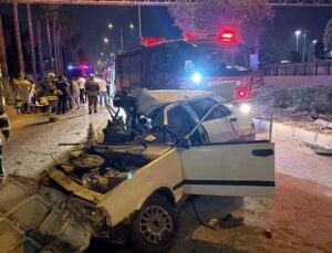 İskenderun’da kamyonla otomobil çarpıştı: 1 ölü, 3 yaralı