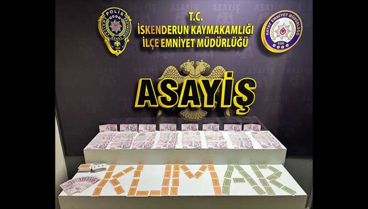 İskenderun’da Kumar Baskını: 5 Kişiye 46 Bin TL Ceza