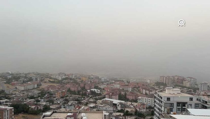 Şırnak’ta Toz Taşınımı: Görüş Mesafesi Düştü